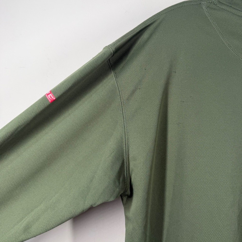 Scottevest‎ Mens High IQ TEC Performance Long Sleeve T Shirt 3 Pocket Green Sz L - Picture 13 of 16